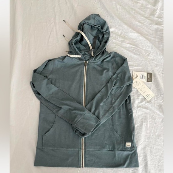 Blue Zip-Up Hoodie - Picture 3 of 4